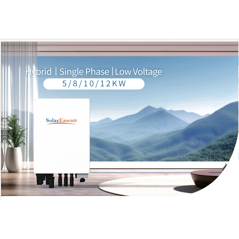 SolarEawatt Single Phase Hybrid inverter 5-12KW HV