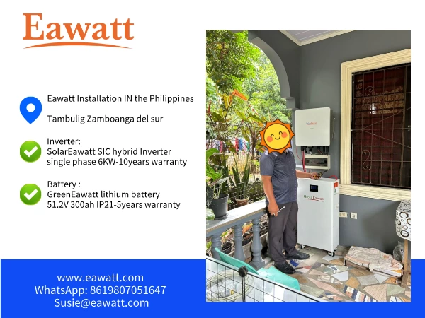 Eawatt Installation IN the Philippines