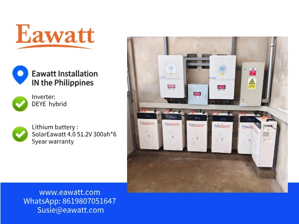 Eawatt Home Solar System Installation IN the Philippines