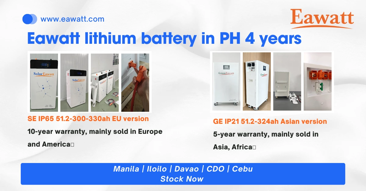 Eawatt Installation IN the Philippines with Solis