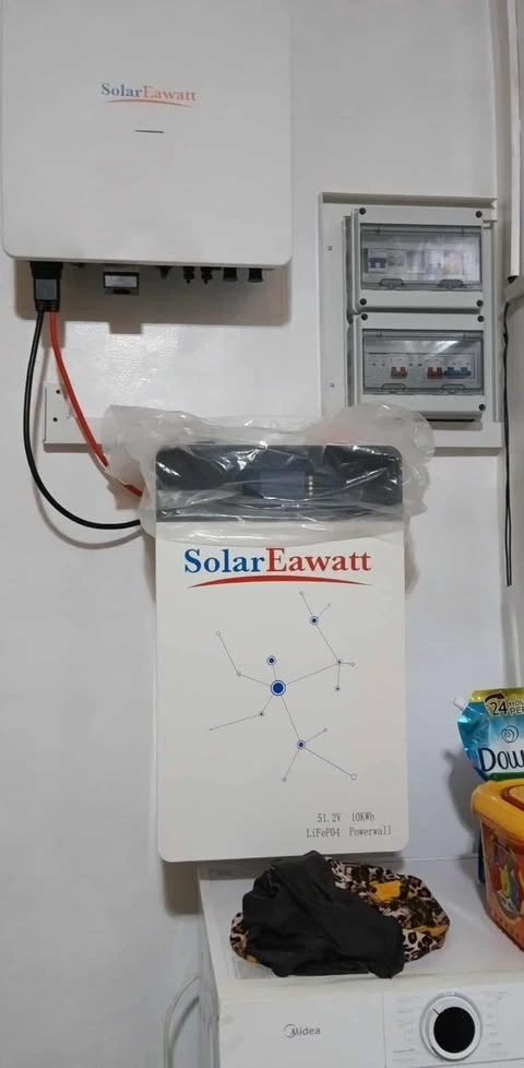 SolarEawatt SIC inverter + Eawatt lithum battery case