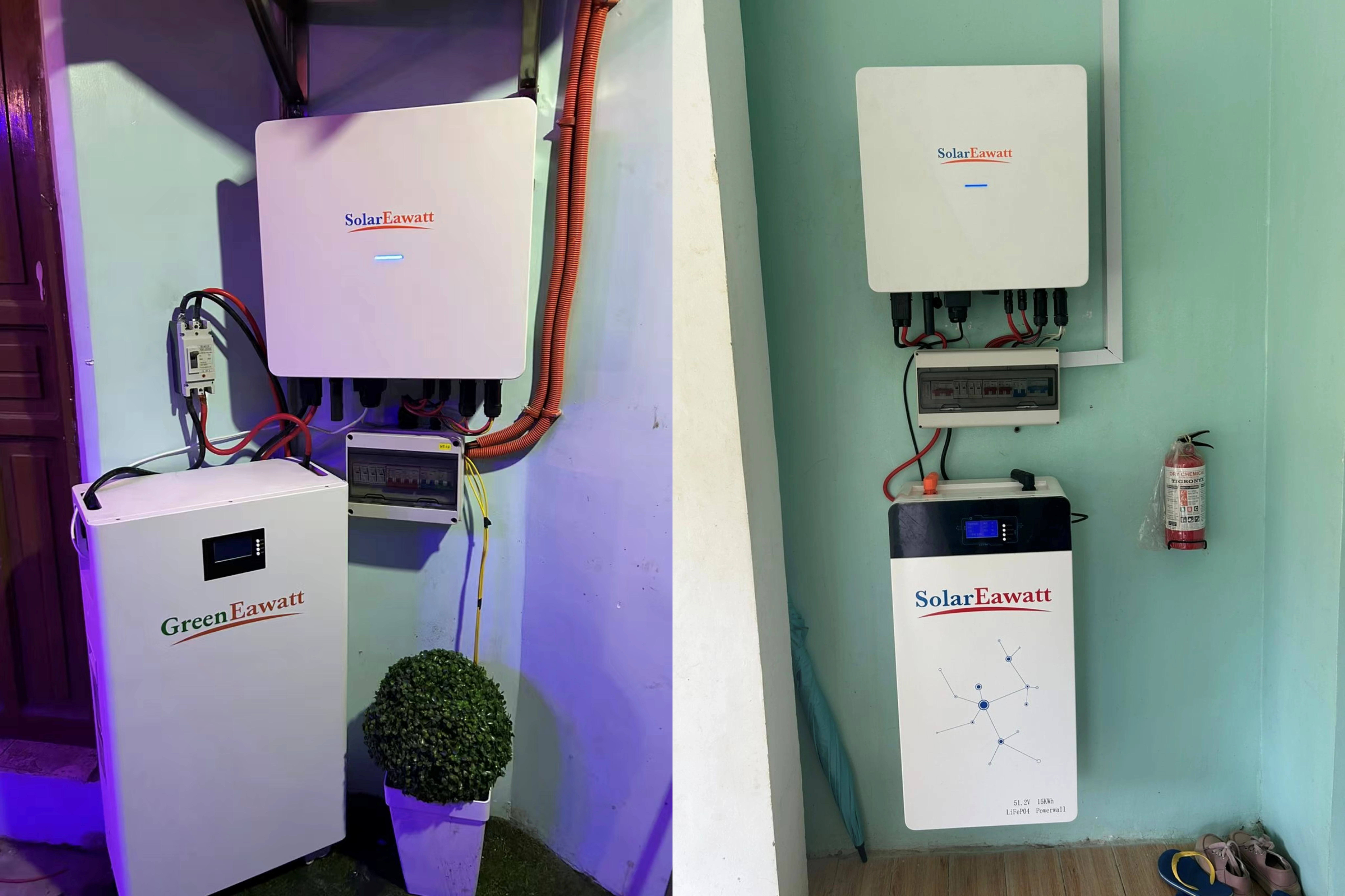 SolarEawatt SIC inverter + Eawatt lithum battery case