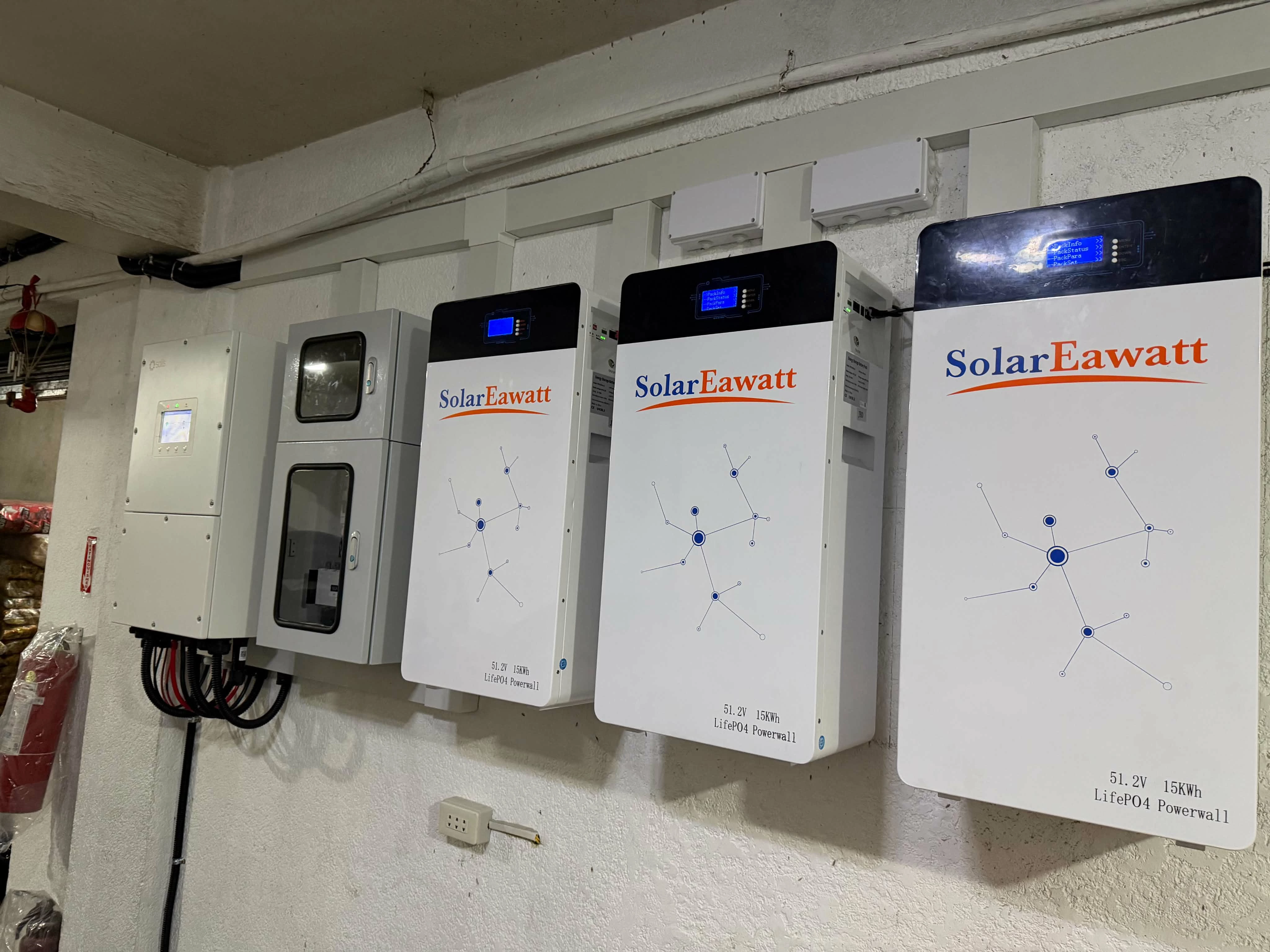 Eawatt Installation IN the Philippines with Solis